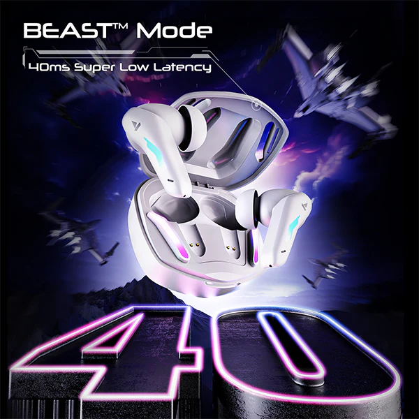 boAt Immortal 100 | Bluetooth Gaming Wireless Earbuds with BEAST™ Mode, IWP Technology, ENx™ Technology, 30 Hours Playback - Image 9