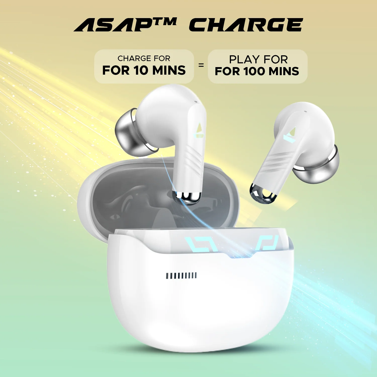 boAt Immortal 101 | True Wireless Gaming Earbuds with 30 Hours Playback, Blazing LED Lights, BEAST™️Mode, ASAP™ Charge - Image 5