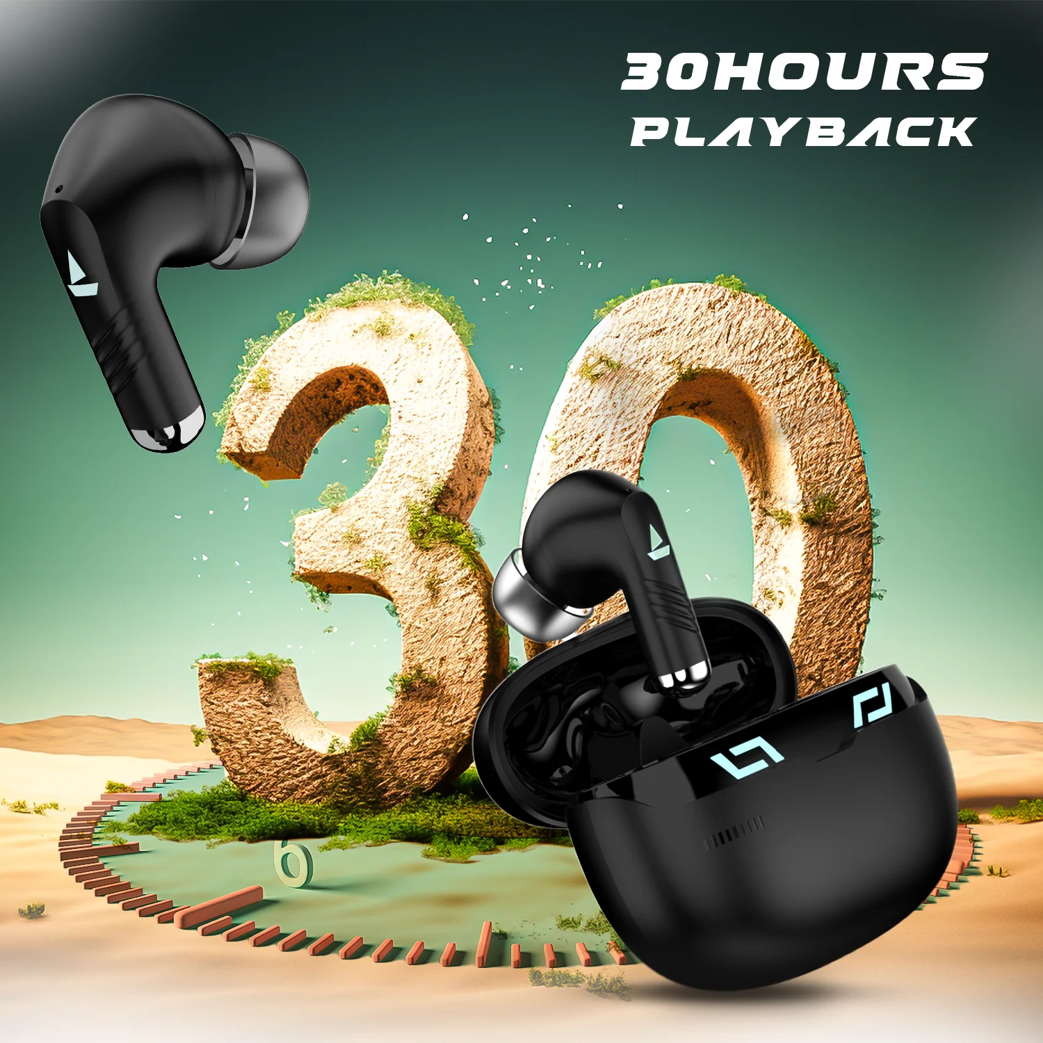 boAt Immortal 101 | True Wireless Gaming Earbuds with 30 Hours Playback, Blazing LED Lights, BEAST™️Mode, ASAP™ Charge - Image 7
