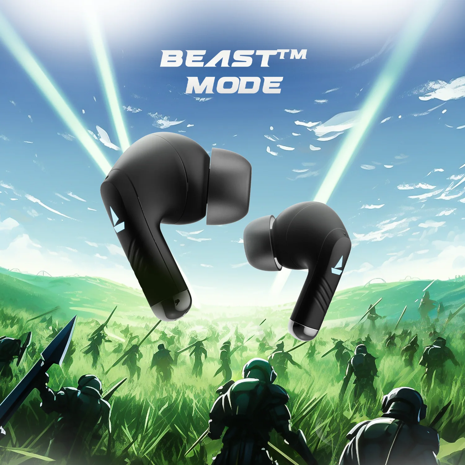 boAt Immortal 101 | True Wireless Gaming Earbuds with 30 Hours Playback, Blazing LED Lights, BEAST™️Mode, ASAP™ Charge - Image 9