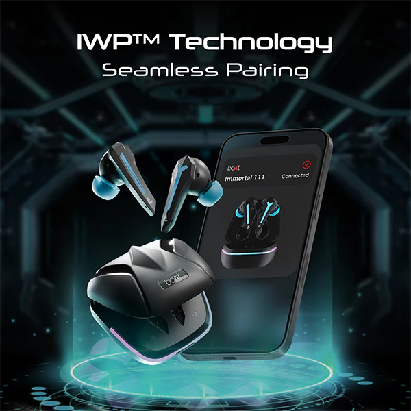 boAt Immortal 111 | Bluetooth Gaming Wireless Earbuds with BEAST™️Mode, ENx™ Technology, ASAP™ Charge, Bluetooth v5.3 - Image 5