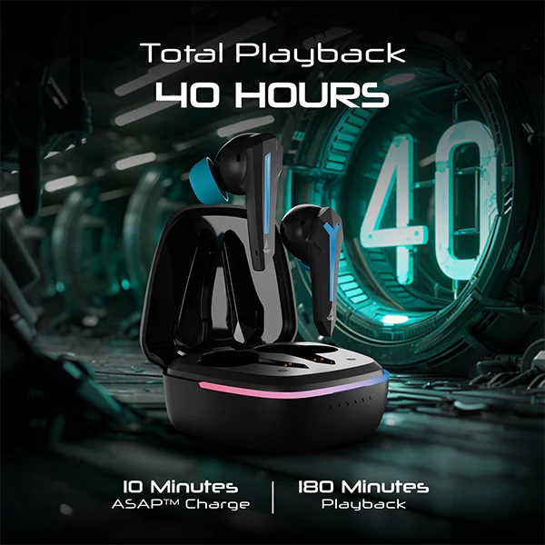 boAt Immortal 111 | Bluetooth Gaming Wireless Earbuds with BEAST™️Mode, ENx™ Technology, ASAP™ Charge, Bluetooth v5.3 - Image 7