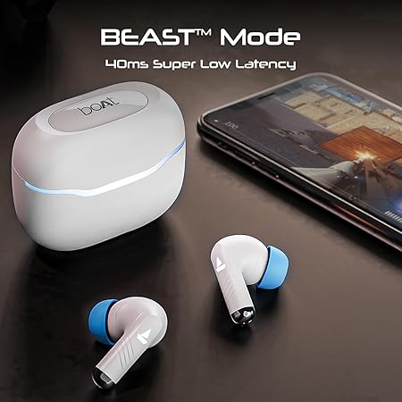 boAt Immortal 125 | Gaming Wireless Earbuds with BEAST™️Mode, 40 Hours Playback, ENx™ Technology, RGB LED lights - Image 12