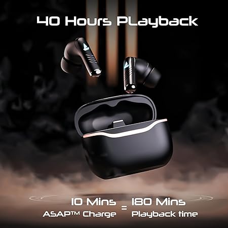 boAt Immortal 125 | Gaming Wireless Earbuds with BEAST™️Mode, 40 Hours Playback, ENx™ Technology, RGB LED lights - Image 3