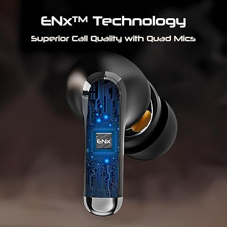 boAt Immortal 125 | Gaming Wireless Earbuds with BEAST™️Mode, 40 Hours Playback, ENx™ Technology, RGB LED lights - Image 6