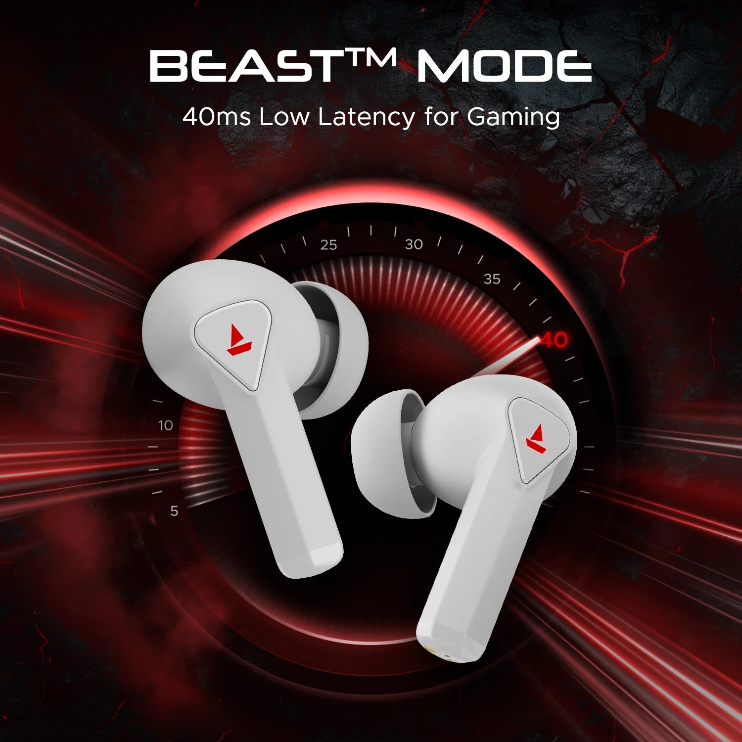 boAt Immortal 158 | Bluetooth Gaming Wireless Earbuds with BEAST™Mode, ENx™ with Quad Mics, ASAP™ Charge - Image 12
