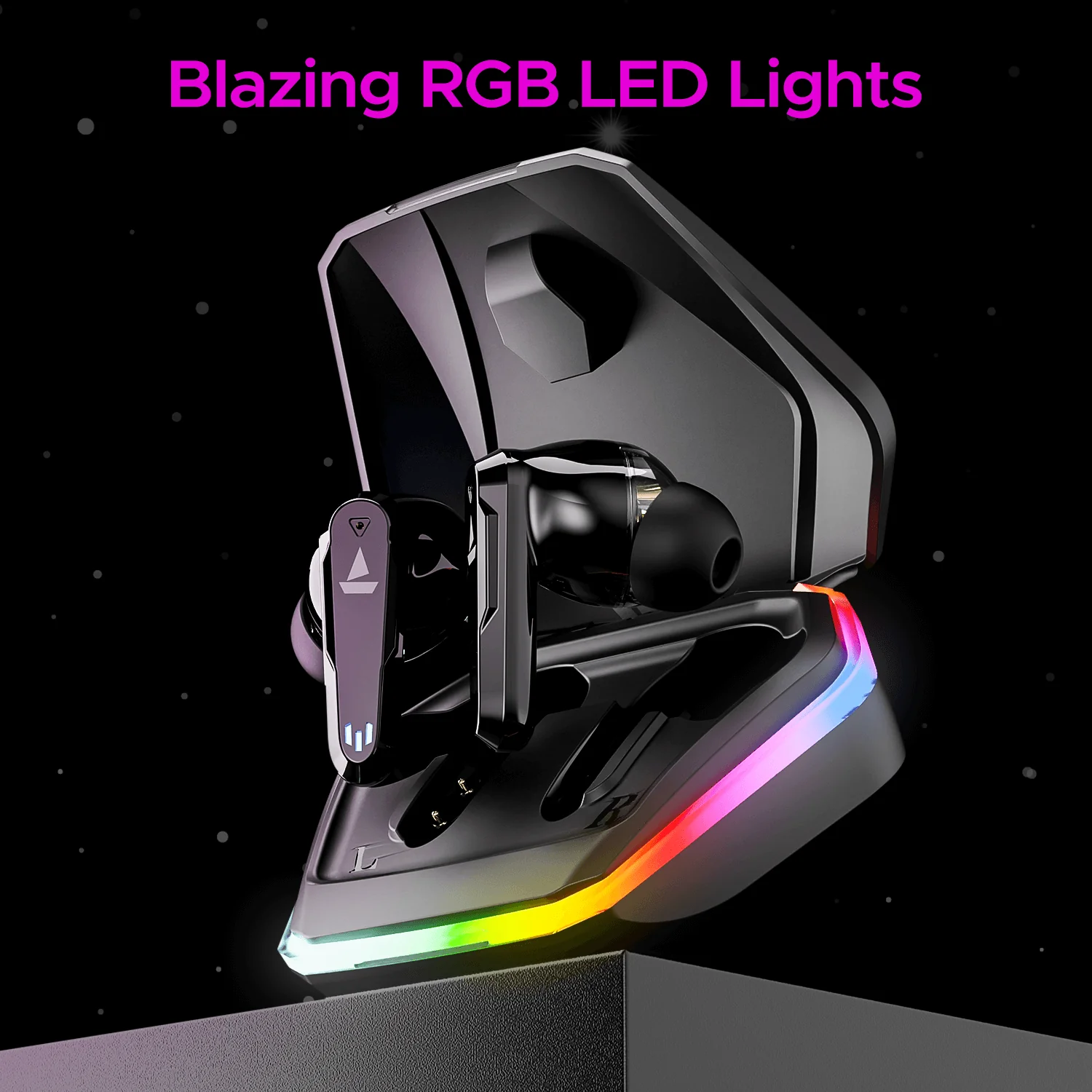 boAt Immortal 161 | Bluetooth Gaming Wireless Earbuds with BEAST™️Mode, ASAP™️ Charge, RGB lights - Image 3