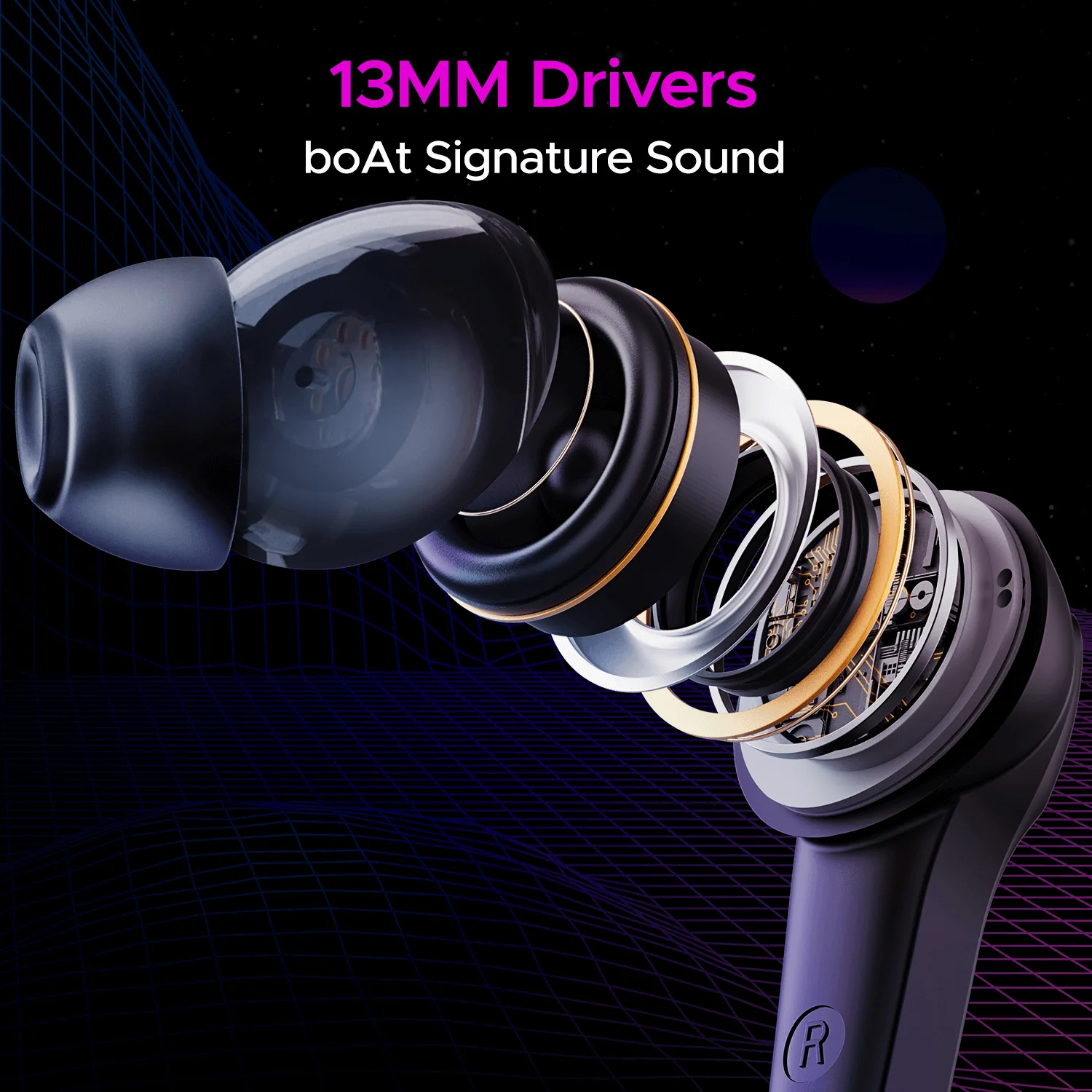 boAt Immortal 161 | Bluetooth Gaming Wireless Earbuds with BEAST™️Mode, ASAP™️ Charge, RGB lights - Image 4