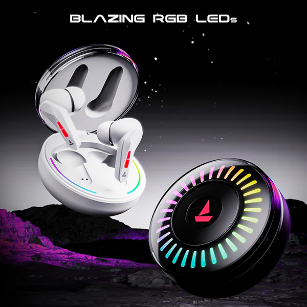 boAt Immortal 201 | Bluetooth Gaming Wireless Earbuds with 40ms BEAST™ Mode, Real RGB Lights, boAt Signature Sound - Image 11