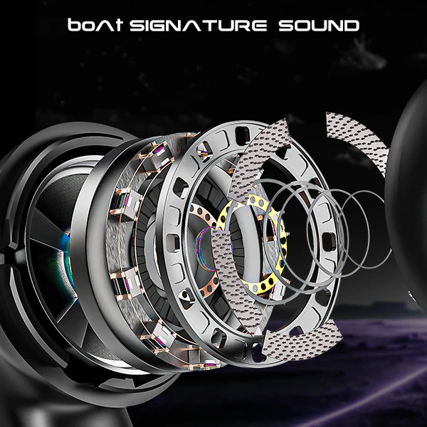 boAt Immortal 201 | Bluetooth Gaming Wireless Earbuds with 40ms BEAST™ Mode, Real RGB Lights, boAt Signature Sound - Image 5