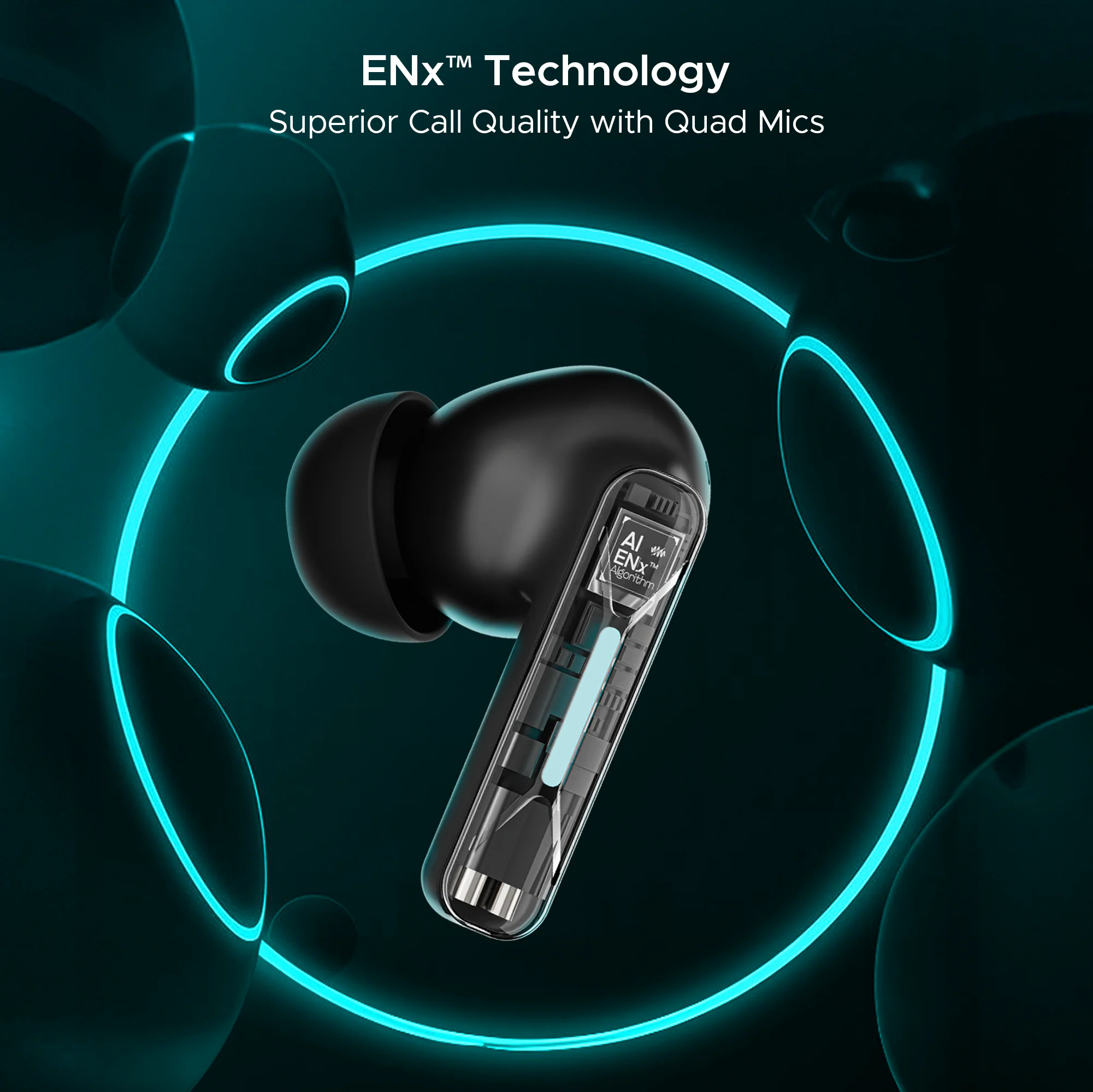boAt Immortal Airspeed Pro | Bluetooth Gaming Wireless Earbuds with 40ms BEAST™ Mode, Up to 32dB ANC, ENx™ Tech - Image 7