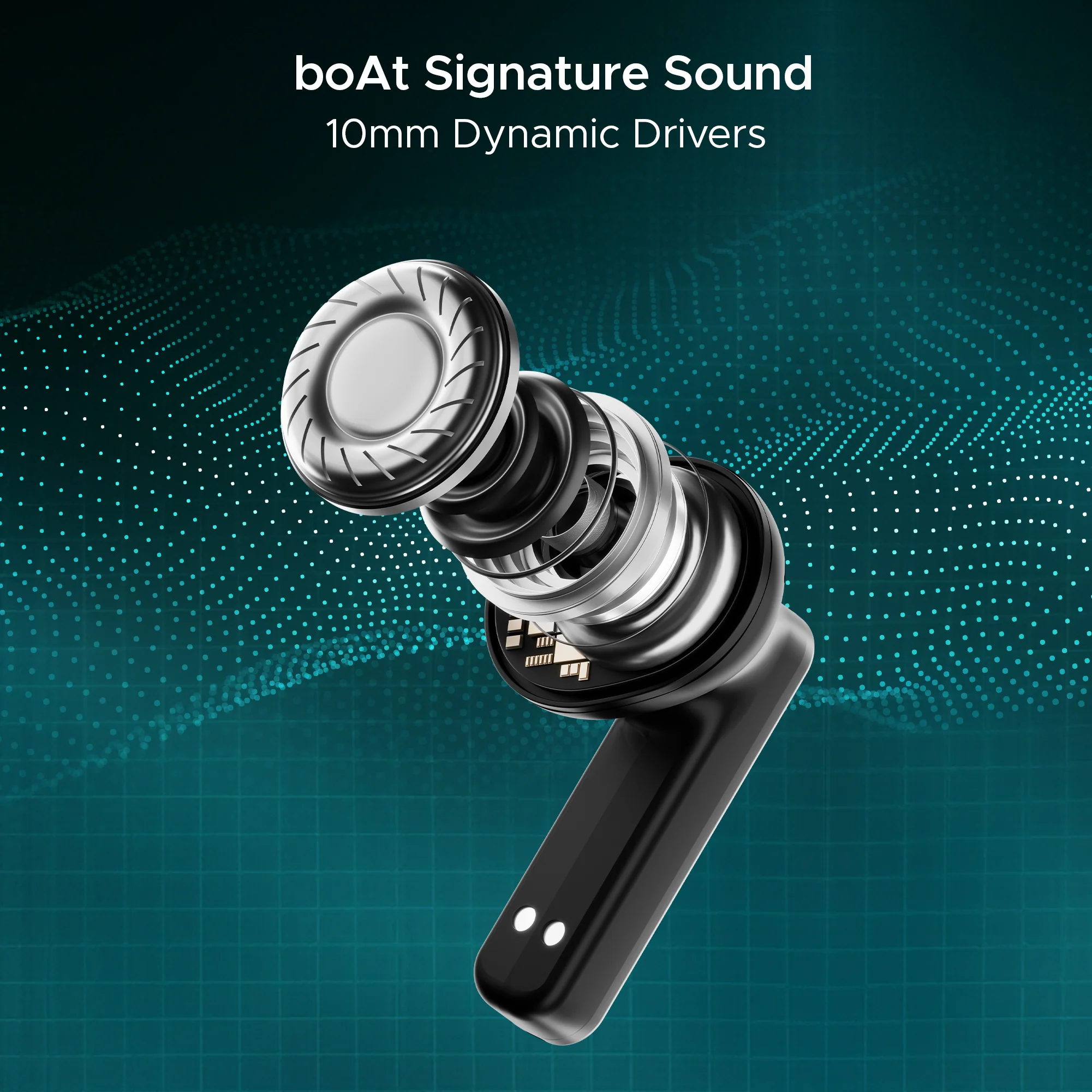 boAt Immortal Airspeed Pro | Bluetooth Gaming Wireless Earbuds with 40ms BEAST™ Mode, Up to 32dB ANC, ENx™ Tech - Image 8