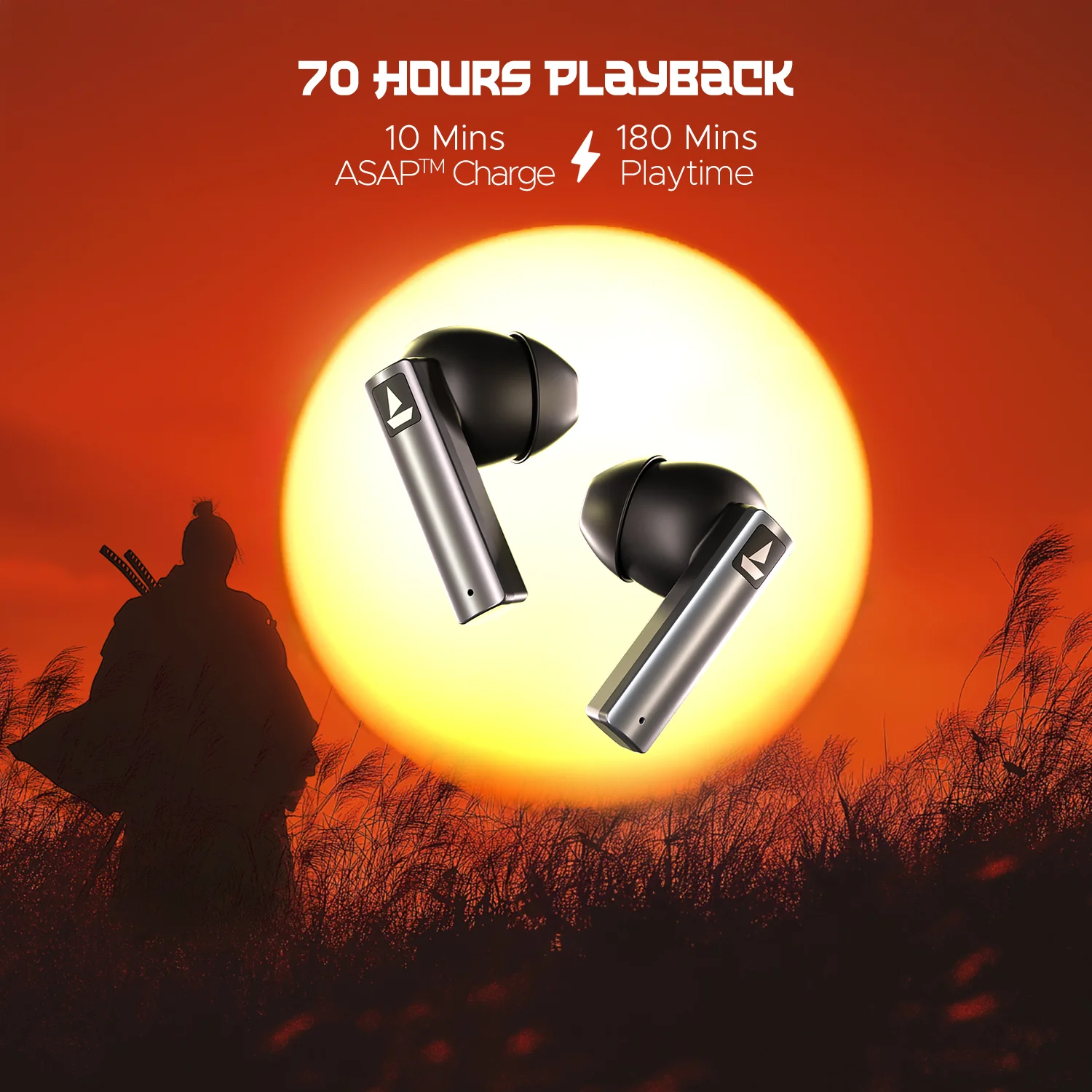 boAt Immortal katana Blade 2.0 | Bluetooth Gaming Wireless Earbuds with BEAST™Mode, Dynamic RGB LEDs, 70 Hours Playback - Image 3