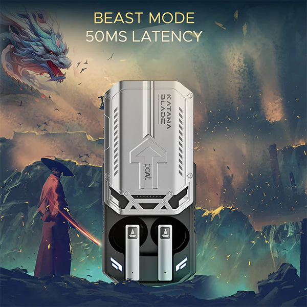 boAt Immortal Katana Blade | Bluetooth Gaming Wireless Earbuds with 50 Hours Playback, Dynamic RGB LEDs, BEAST™️Mode - Image 12