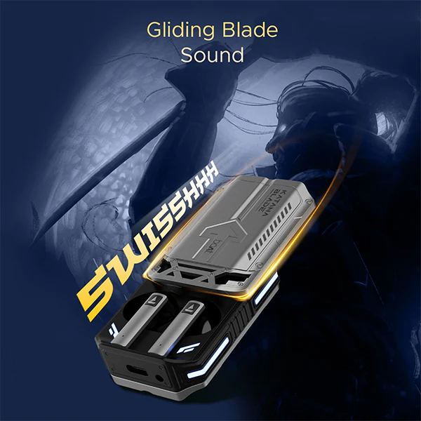 boAt Immortal Katana Blade | Bluetooth Gaming Wireless Earbuds with 50 Hours Playback, Dynamic RGB LEDs, BEAST™️Mode - Image 15