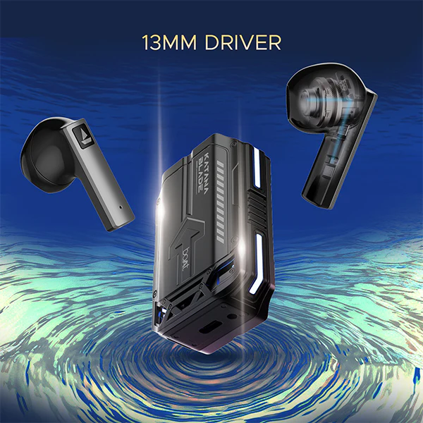 boAt Immortal Katana Blade | Bluetooth Gaming Wireless Earbuds with 50 Hours Playback, Dynamic RGB LEDs, BEAST™️Mode - Image 6
