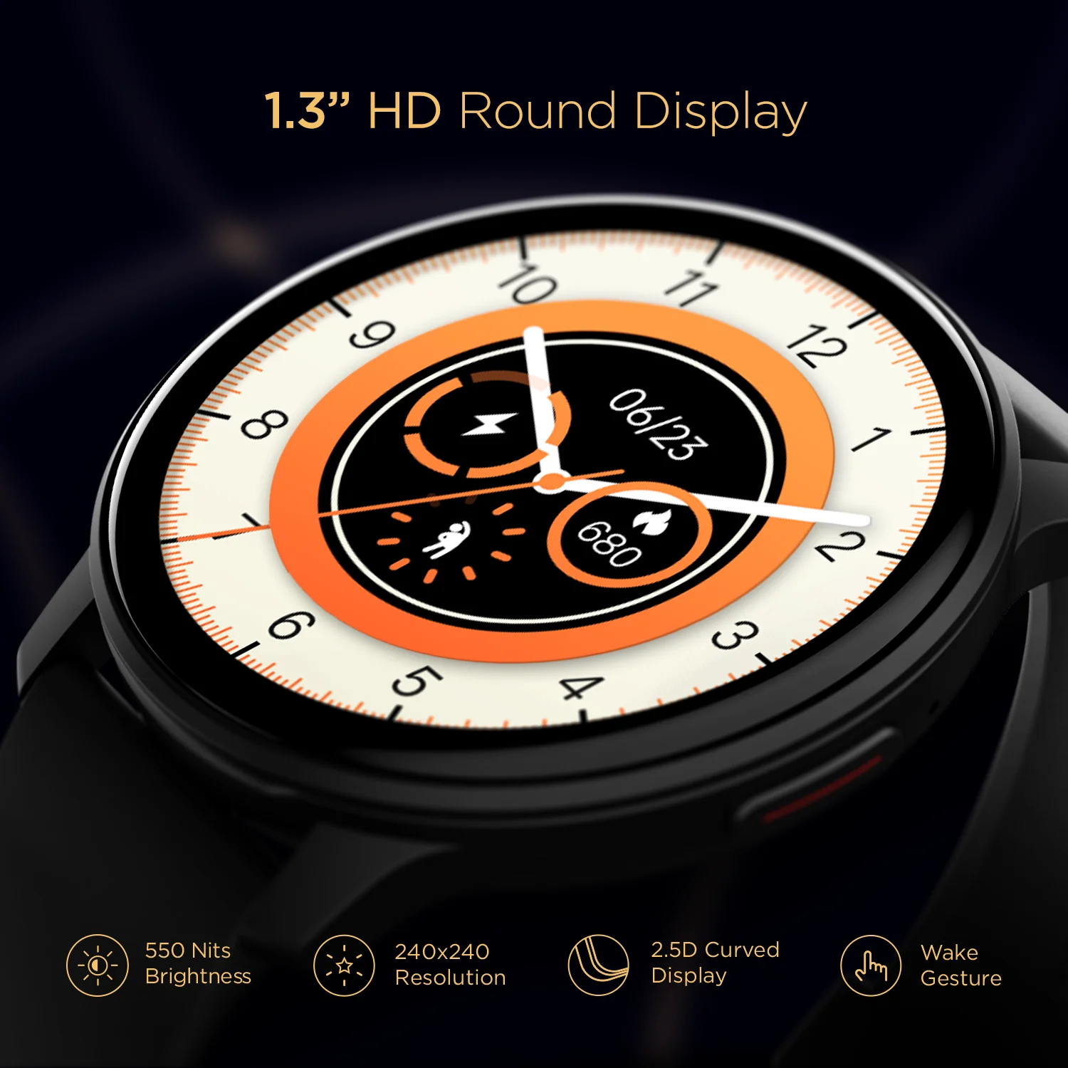 boAt Lunar Call | 1.28” (3.25 cm) HD Display Smartwatch, BT Calling, ENx™ Algorithm, Bilingual, 100+ Sports Mode - Image 11