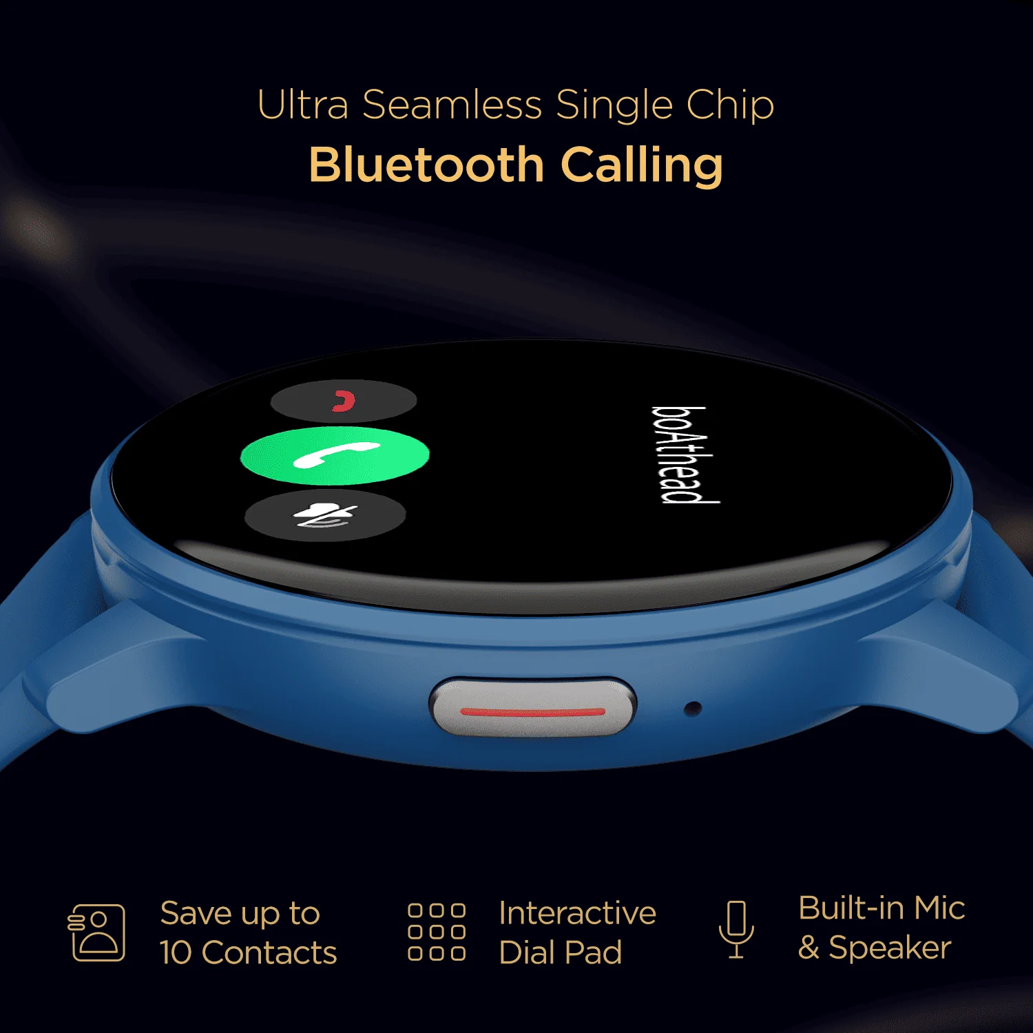 boAt Lunar Call | 1.28” (3.25 cm) HD Display Smartwatch, BT Calling, ENx™ Algorithm, Bilingual, 100+ Sports Mode - Image 13