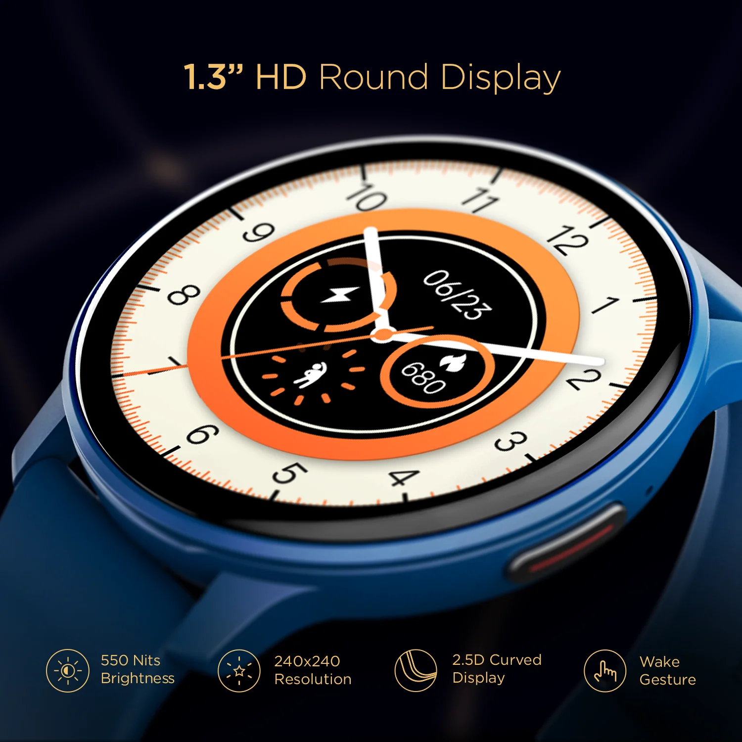 boAt Lunar Call | 1.28” (3.25 cm) HD Display Smartwatch, BT Calling, ENx™ Algorithm, Bilingual, 100+ Sports Mode - Image 15