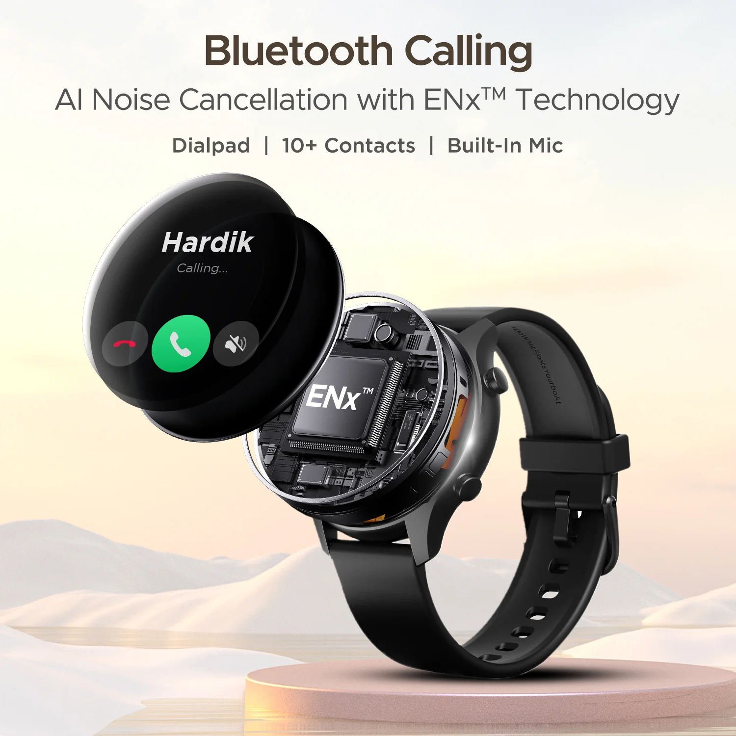 boAt Lunar Call Plus | Premium Smartwatch with Bluetooth Calling,  1.43" (3.63cm) AMOLED display, SpO2 Monitoring, 100+ Sports Modes - Image 5