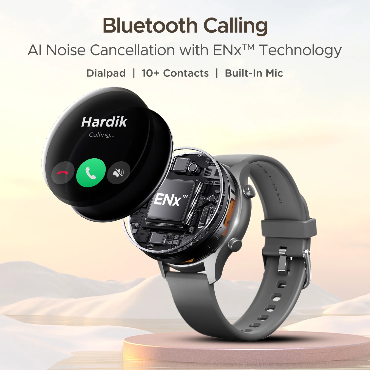 boAt Lunar Call Plus | Premium Smartwatch with Bluetooth Calling,  1.43" (3.63cm) AMOLED display, SpO2 Monitoring, 100+ Sports Modes - Image 9