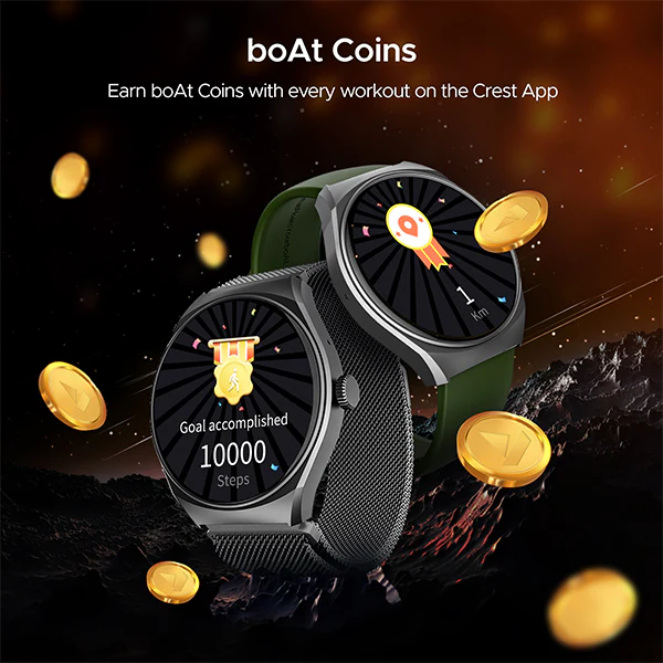 boAt Lunar Comet | HD Display 1.39" (3.53 cm) Smartwatch with Bluetooth Calling, Functional Crown, 100+ Sports Modes - Image 16