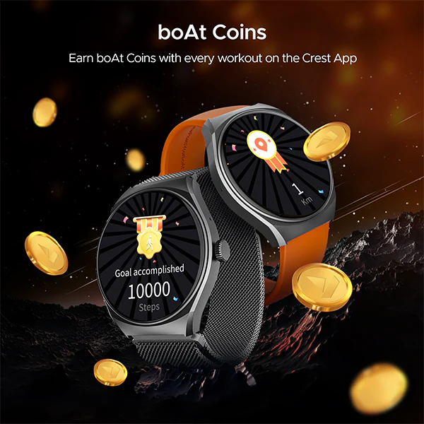 boAt Lunar Comet | HD Display 1.39" (3.53 cm) Smartwatch with Bluetooth Calling, Functional Crown, 100+ Sports Modes - Image 28