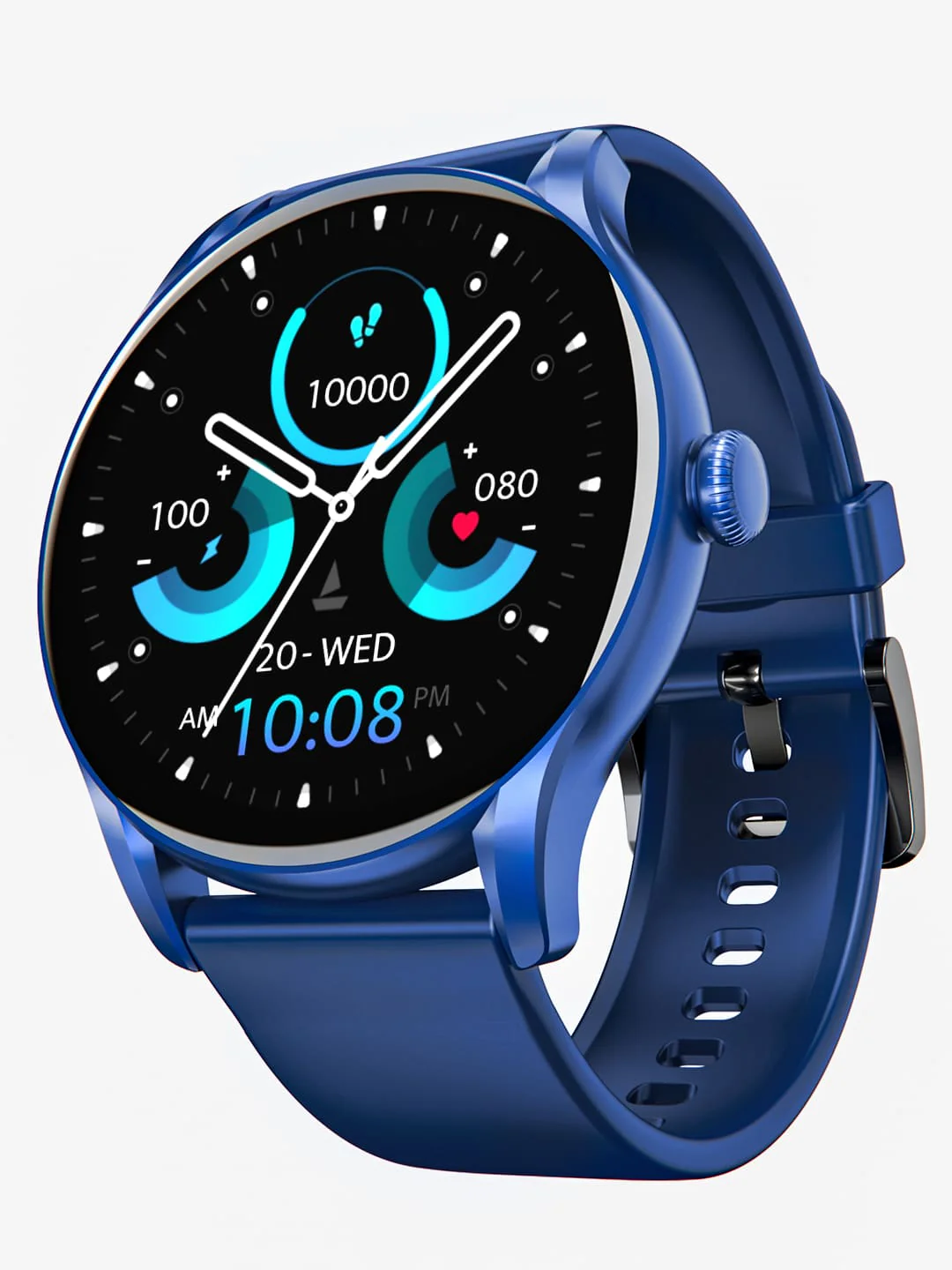 boAt Lunar Connect Ace | Round AMOLED Display Smartwatch with 1.43" (3.63 cm) Screen, Bluetooth Calling, 100+ Sports Modes - Image 2