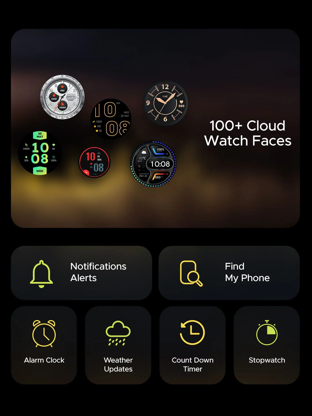 boAt Lunar Connect Ace | Round AMOLED Display Smartwatch with 1.43" (3.63 cm) Screen, Bluetooth Calling, 100+ Sports Modes - Image 33
