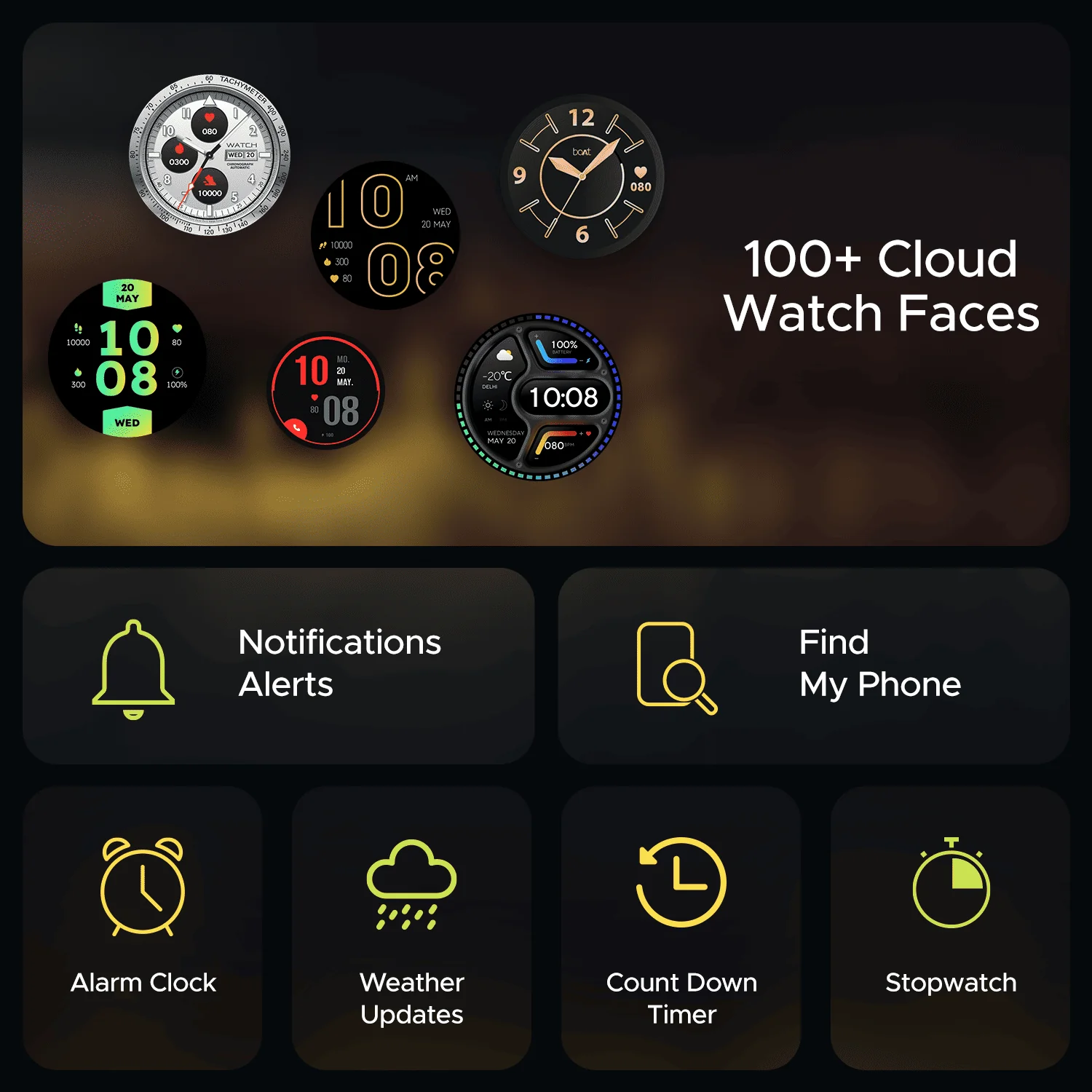 boAt Lunar Connect Ace | Round AMOLED Display Smartwatch with 1.43" (3.63 cm) Screen, Bluetooth Calling, 100+ Sports Modes - Image 46