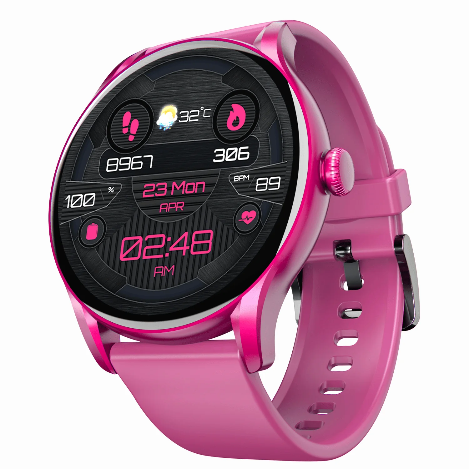boAt Lunar Connect Ace | Round AMOLED Display Smartwatch with 1.43" (3.63 cm) Screen, Bluetooth Calling, 100+ Sports Modes - Image 7