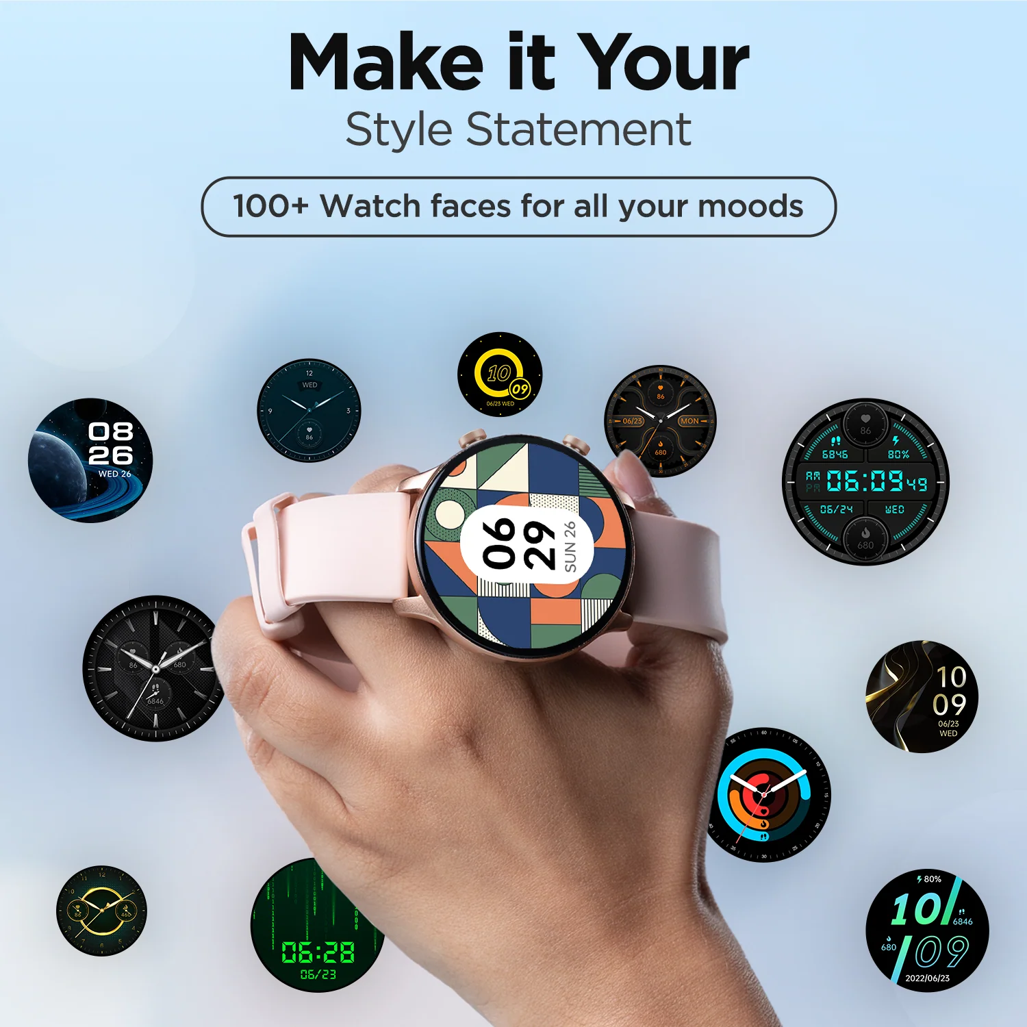 boAt Lunar Connect Plus | Bluetooth Calling Smartwatch with AI Noise Cancellation, 1.43" (3.63 cm) Round AMOLED Display - Image 13