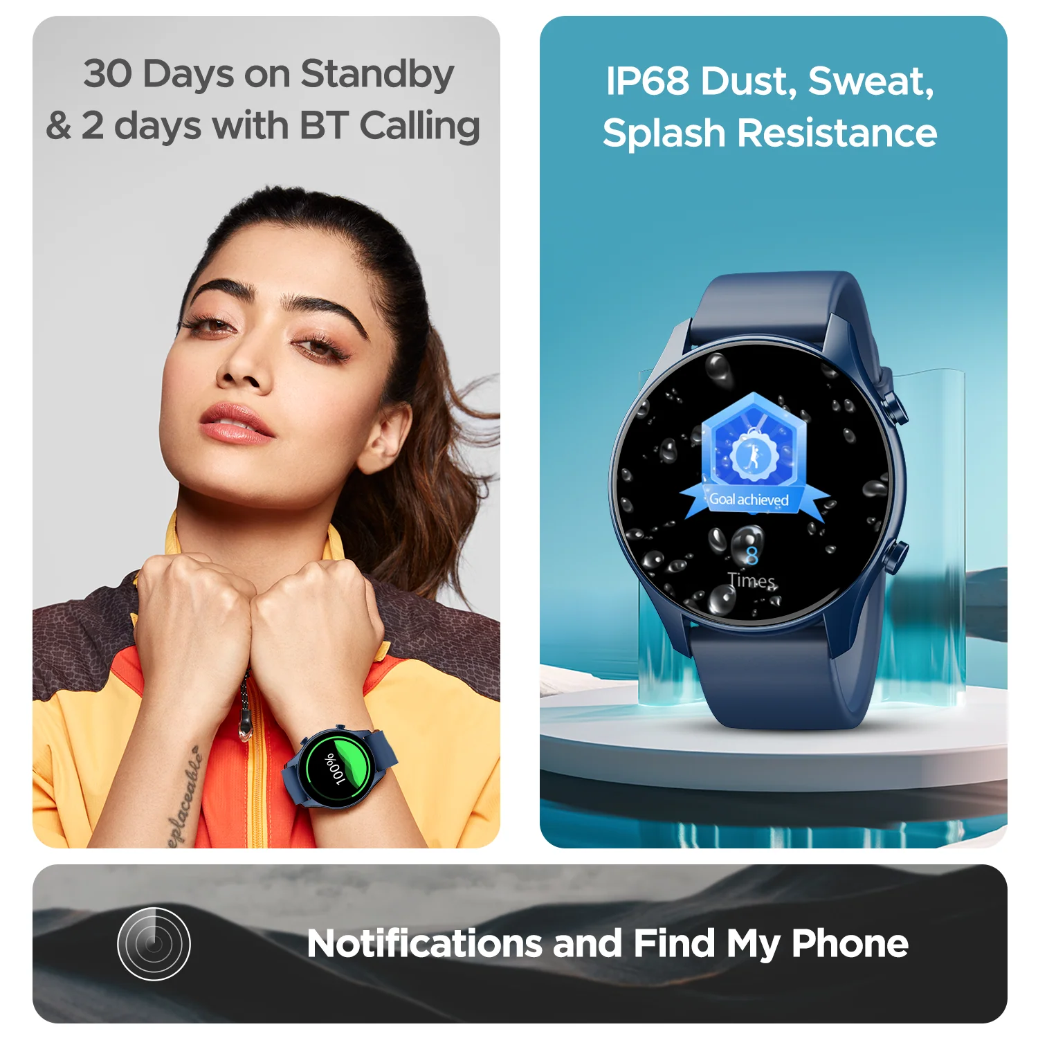 boAt Lunar Connect Plus | Bluetooth Calling Smartwatch with AI Noise Cancellation, 1.43" (3.63 cm) Round AMOLED Display - Image 6