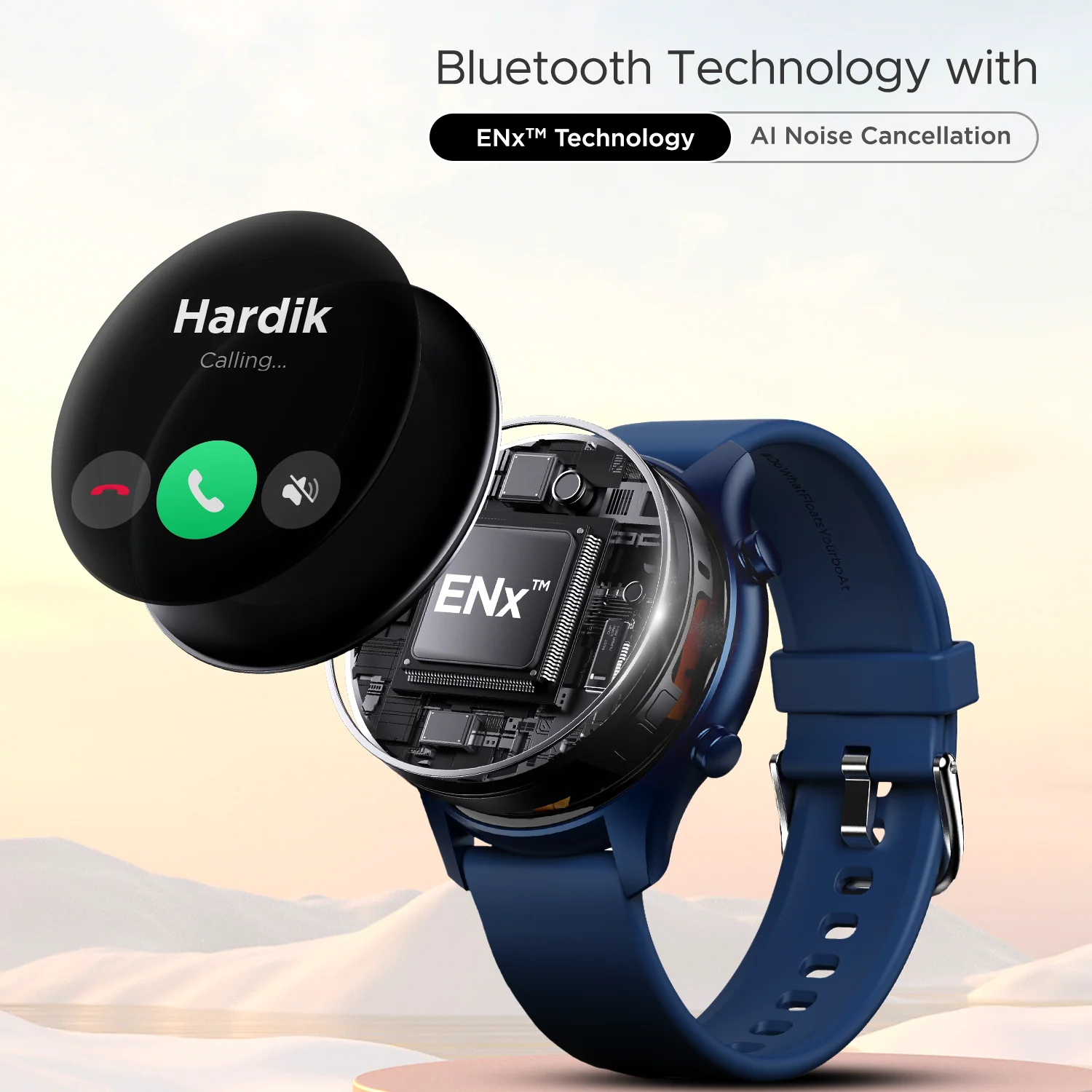 boAt Lunar Connect Plus | Bluetooth Calling Smartwatch with AI Noise Cancellation, 1.43" (3.63 cm) Round AMOLED Display - Image 7