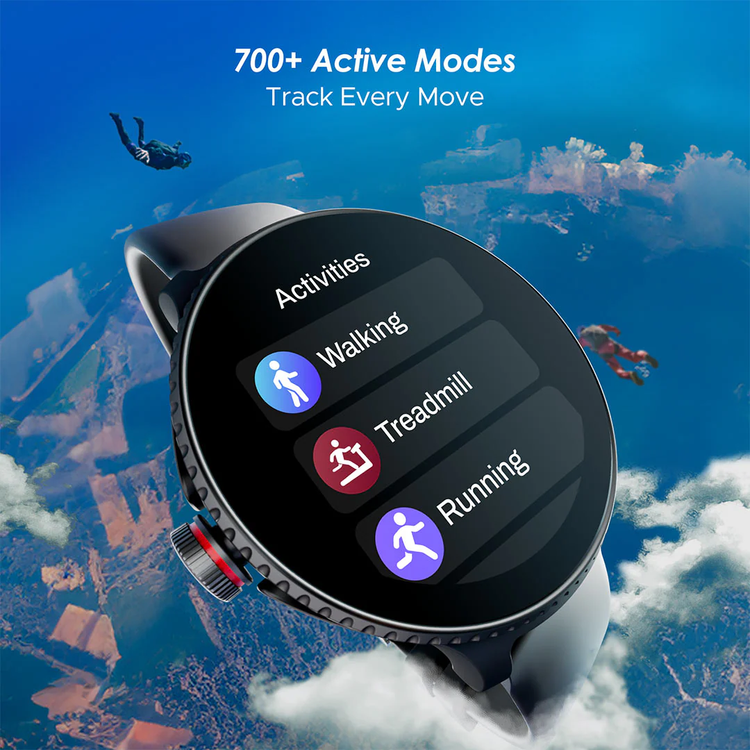 boAt Lunar Discovery | Premium Smartwatch with 1.39" Display, QR Code Hub, 700+ Active Modes, Crest Fitness Challenge - Image 11