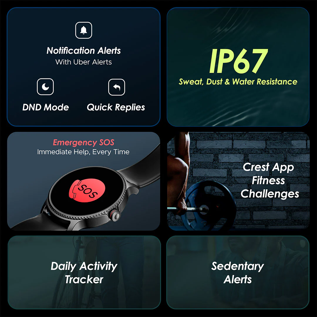 boAt Lunar Discovery | Premium Smartwatch with 1.39" Display, QR Code Hub, 700+ Active Modes, Crest Fitness Challenge - Image 12
