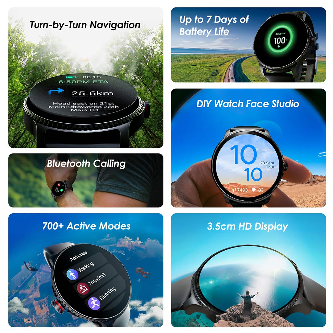 boAt Lunar Discovery | Premium Smartwatch with 1.39" Display, QR Code Hub, 700+ Active Modes, Crest Fitness Challenge - Image 14