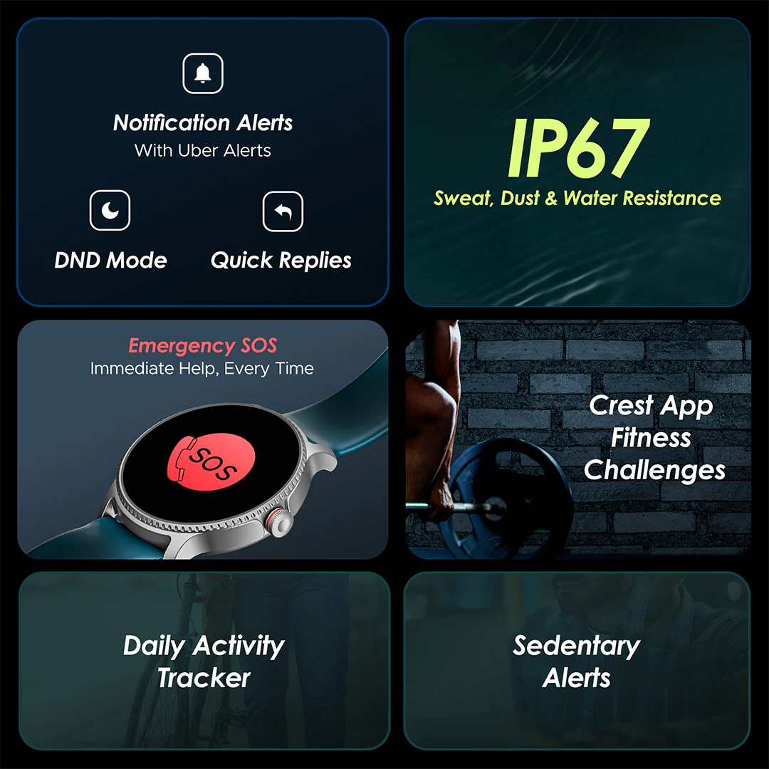 boAt Lunar Discovery | Premium Smartwatch with 1.39" Display, QR Code Hub, 700+ Active Modes, Crest Fitness Challenge - Image 32