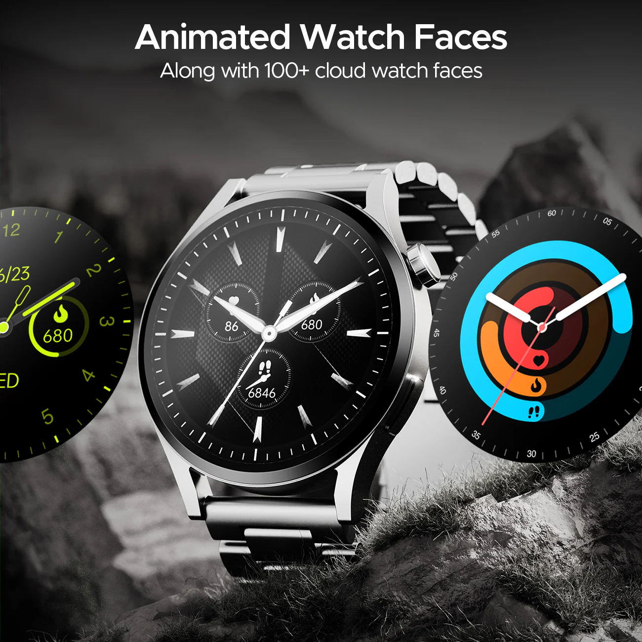 boAt Lunar Embrace | Smartwatch with 1.51" (3.83 cms) round AMOLED Display, Functional Crown, 100+ Sports Modes, IP68 rating - Image 16