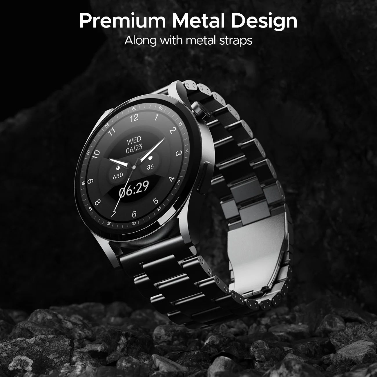 boAt Lunar Embrace | Smartwatch with 1.51" (3.83 cms) round AMOLED Display, Functional Crown, 100+ Sports Modes, IP68 rating - Image 21