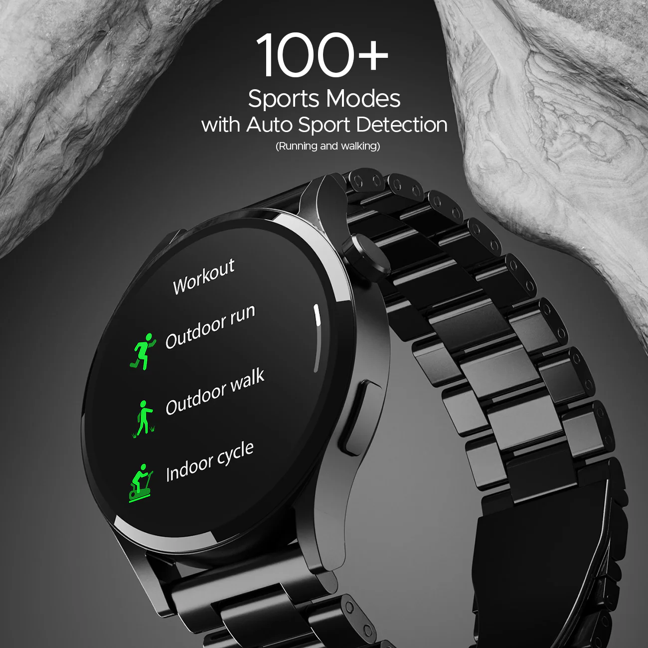 boAt Lunar Embrace | Smartwatch with 1.51" (3.83 cms) round AMOLED Display, Functional Crown, 100+ Sports Modes, IP68 rating - Image 7