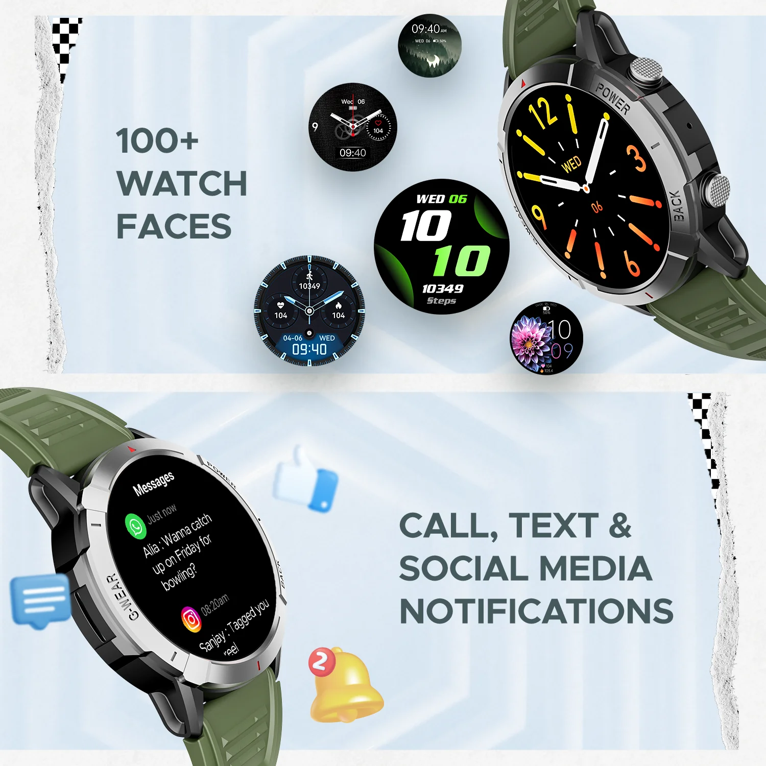 boAt Lunar Fit | BT Calling Smartwatch with 1.43" (3.63cm) AMOLED Display, HR, SpO2, & Stress Monitoring, Multiple Sports Mode - Image 11