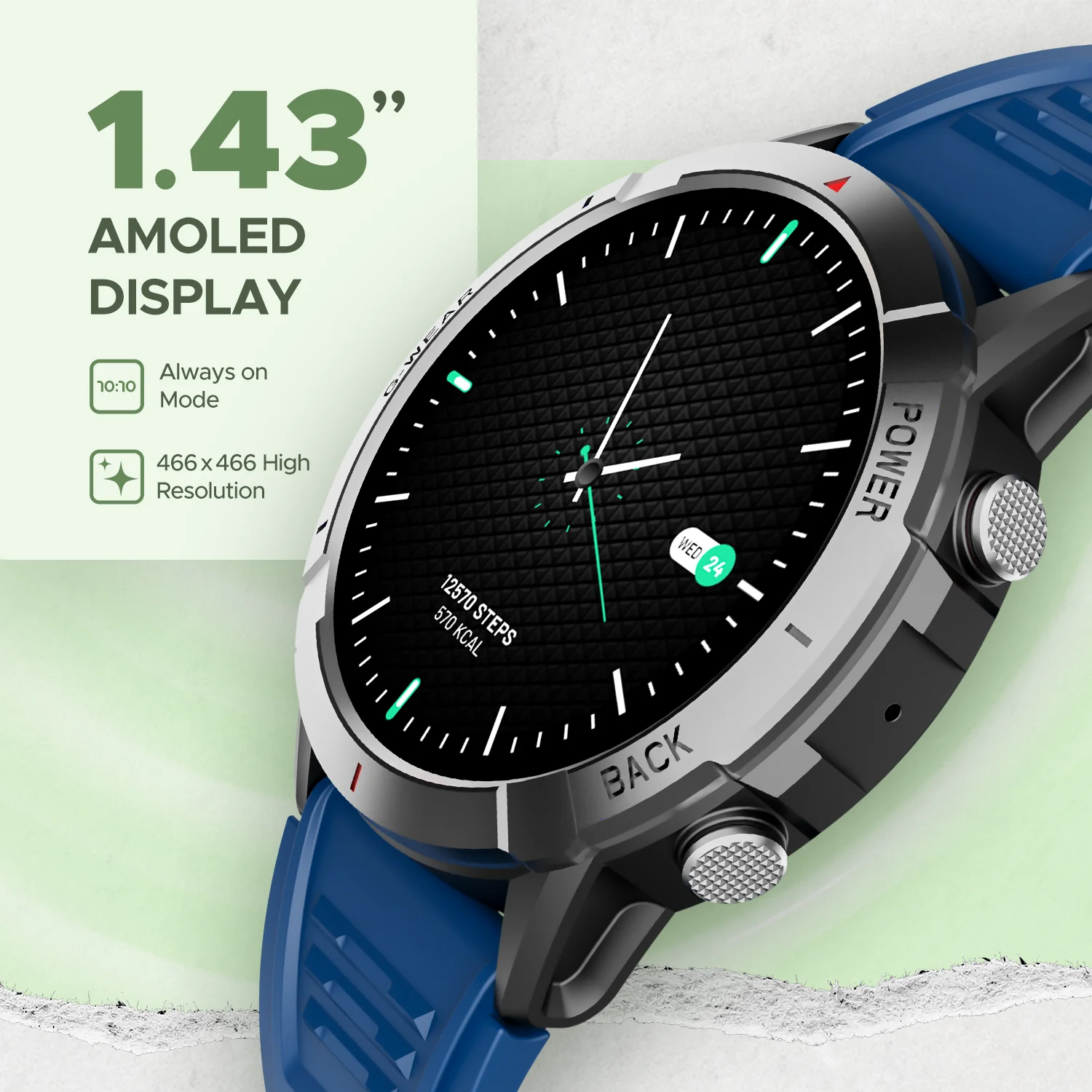 boAt Lunar Fit | BT Calling Smartwatch with 1.43" (3.63cm) AMOLED Display, HR, SpO2, & Stress Monitoring, Multiple Sports Mode - Image 16
