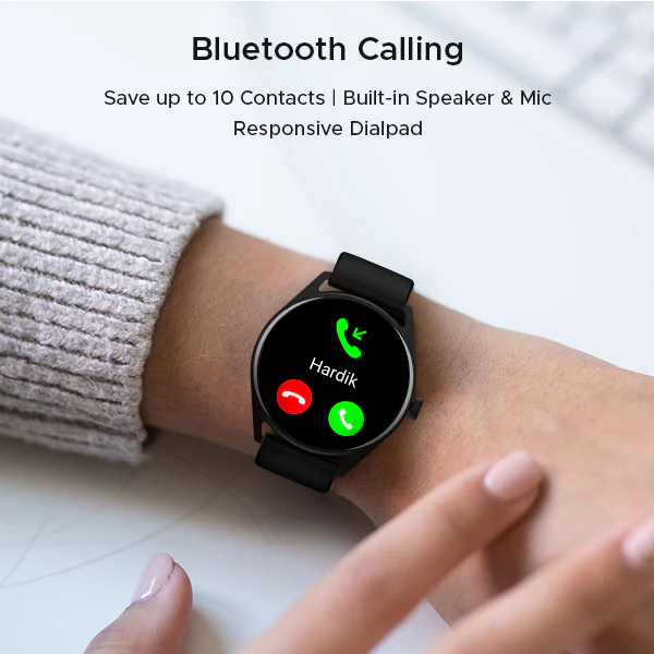 boAt Lunar Link | Smartwatch with 1.4" (3.55 cms) Round TFT Display, 100+ Sports modes, SpO2 & Sleep Monitoring - Image 8