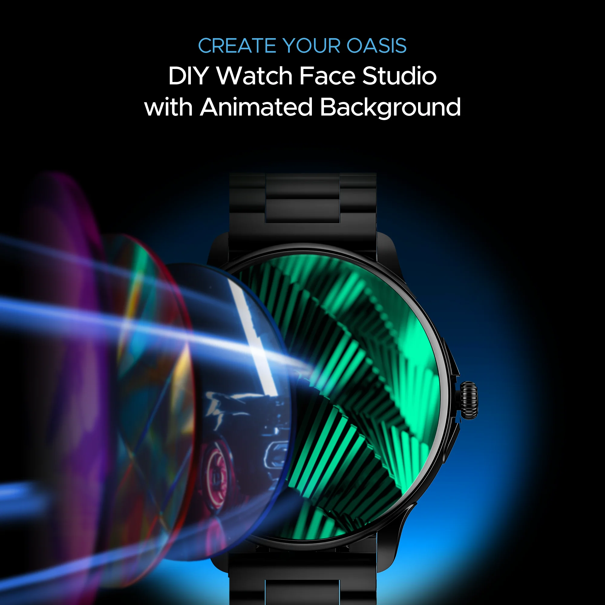 boAt Lunar Oasis | Smartwatch with 1.43" AMOLED Display, Turn-By-Turn Navigation, Dynamic User Interface, QR Tray - Image 11