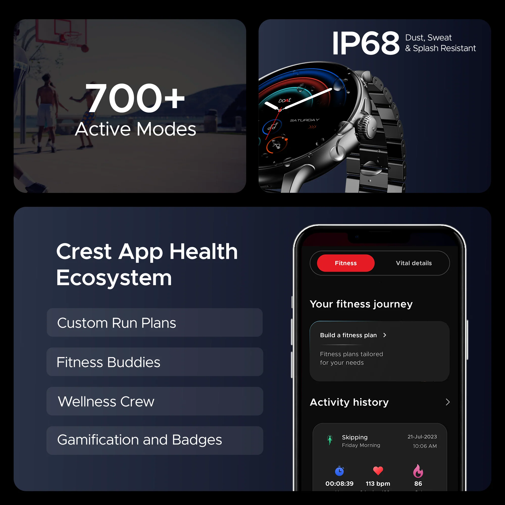 boAt Lunar Oasis | Smartwatch with 1.43" AMOLED Display, Turn-By-Turn Navigation, Dynamic User Interface, QR Tray - Image 14