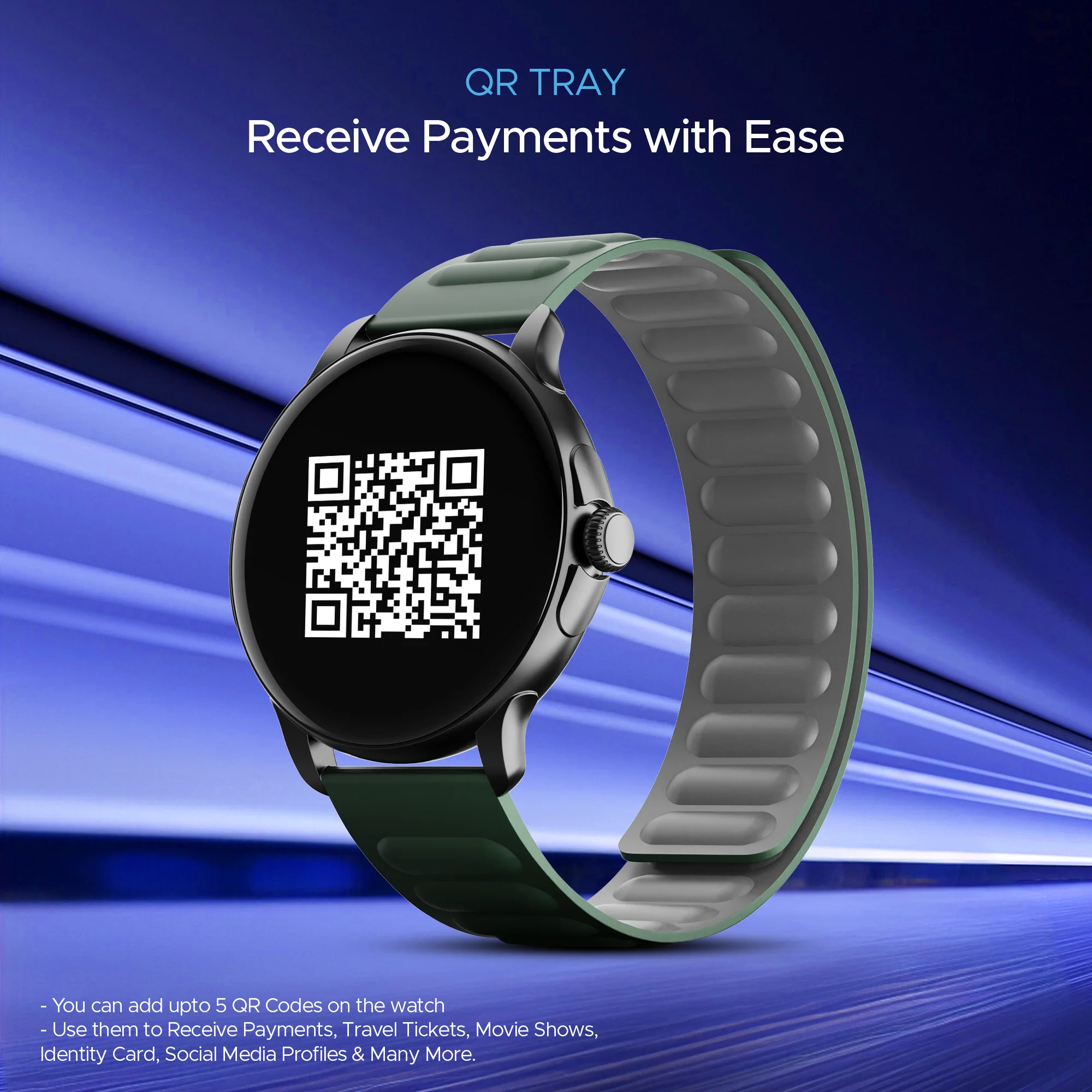 boAt Lunar Oasis | Smartwatch with 1.43" AMOLED Display, Turn-By-Turn Navigation, Dynamic User Interface, QR Tray - Image 16