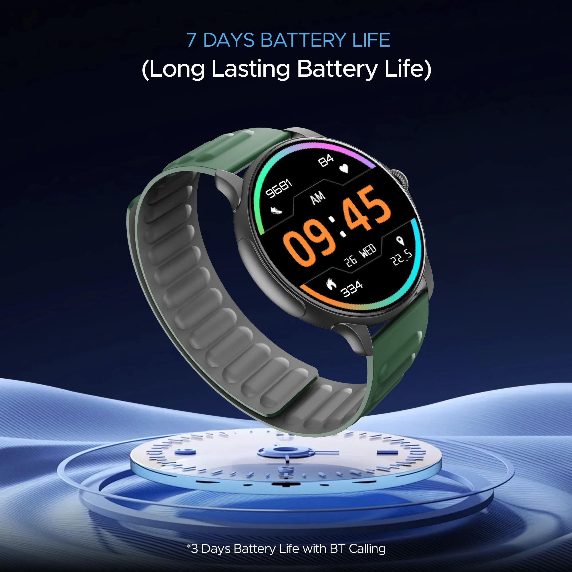 boAt Lunar Oasis | Smartwatch with 1.43" AMOLED Display, Turn-By-Turn Navigation, Dynamic User Interface, QR Tray - Image 18