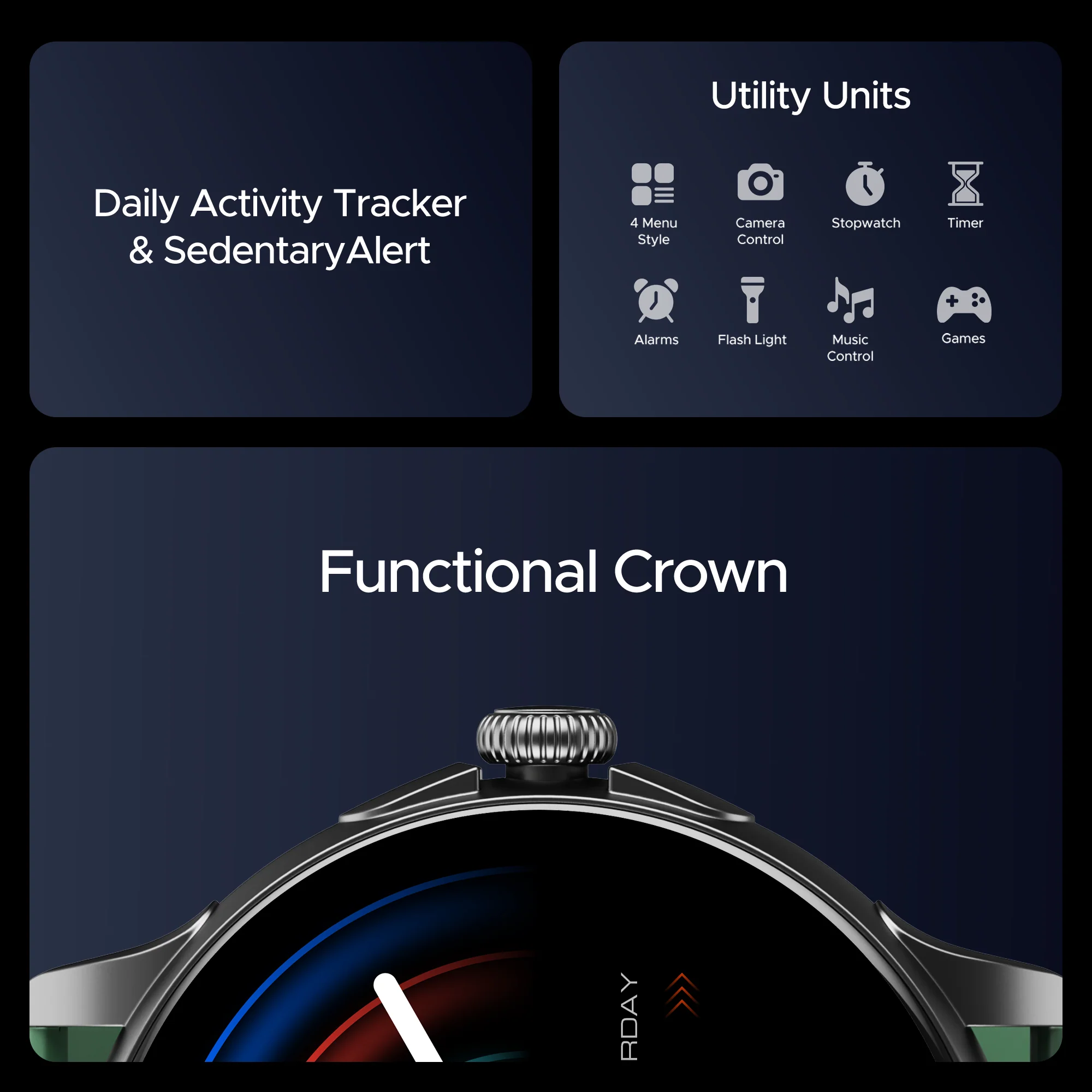 boAt Lunar Oasis | Smartwatch with 1.43" AMOLED Display, Turn-By-Turn Navigation, Dynamic User Interface, QR Tray - Image 24