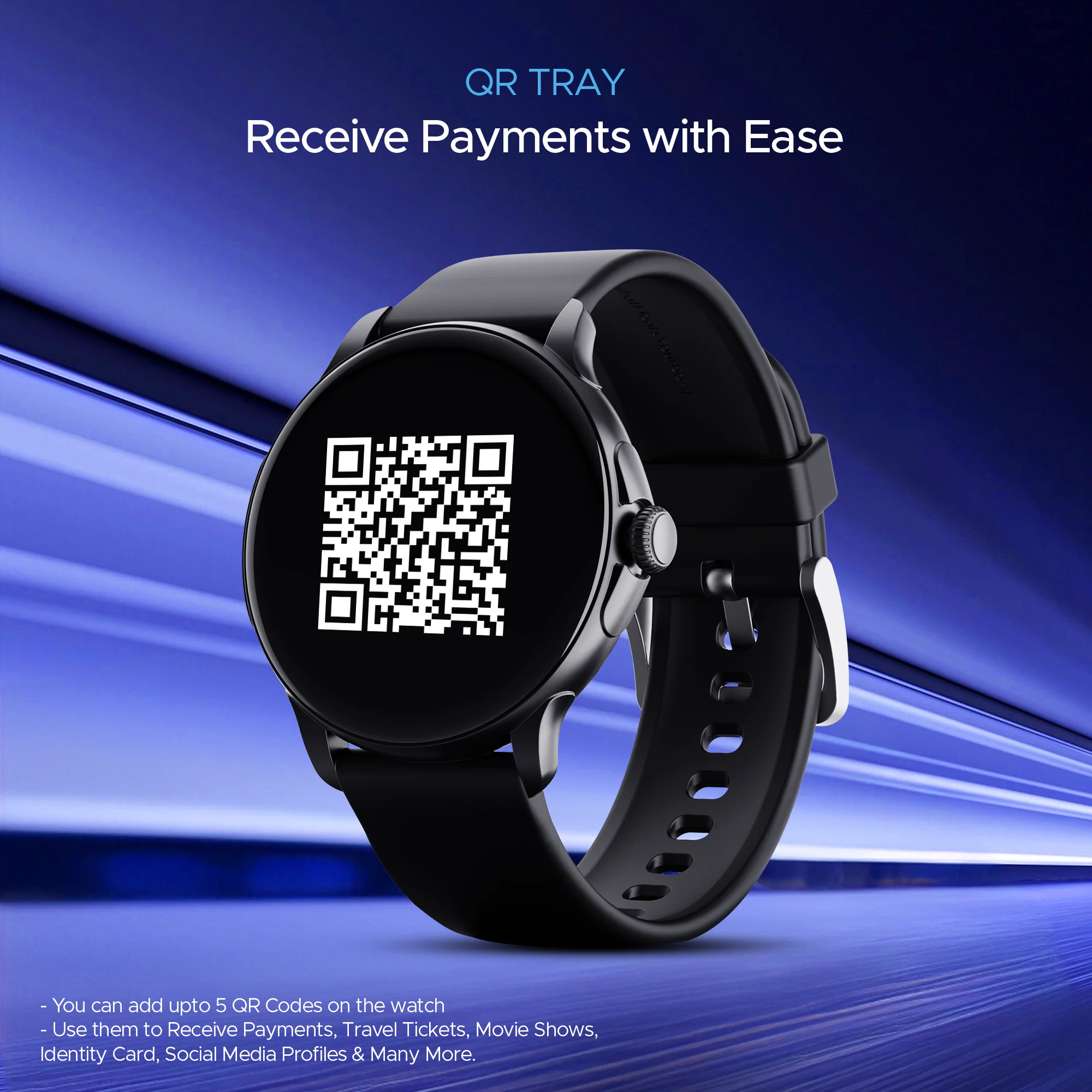 boAt Lunar Oasis | Smartwatch with 1.43" AMOLED Display, Turn-By-Turn Navigation, Dynamic User Interface, QR Tray - Image 27